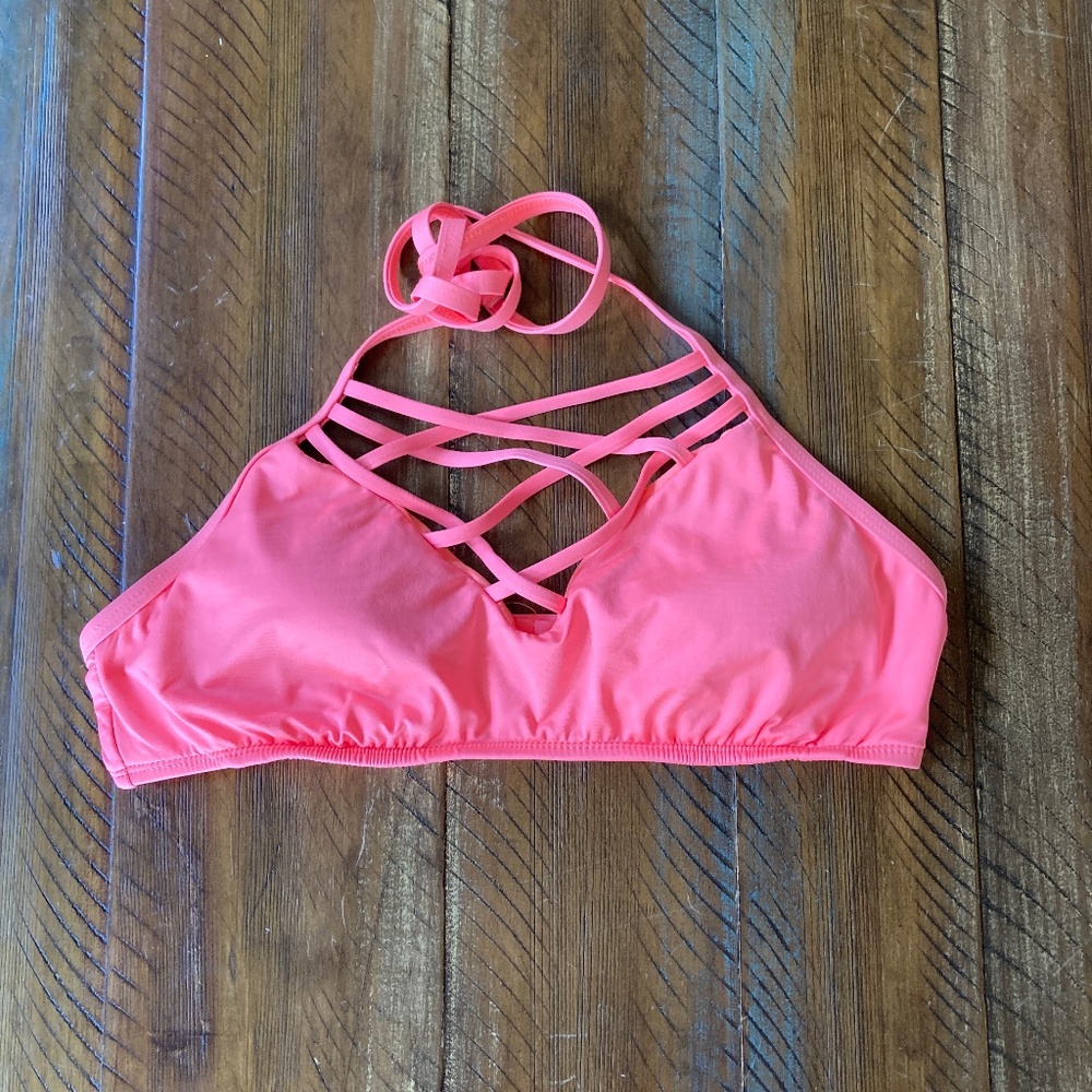 Women’s Mossimo Bikini Top Coral Large